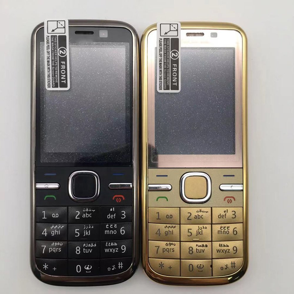For C5 C5-00 Unlocked Mobile Phones RM-745 2.2" 5MP GSM Symbian OS FM radio GPS 3G Cell Phone